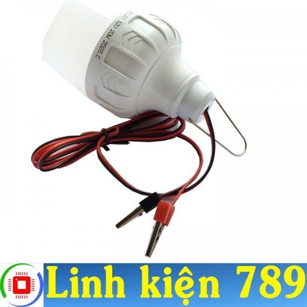  Đèn LED 12V 20W LED Bulb 12V 20W dây 1.5m